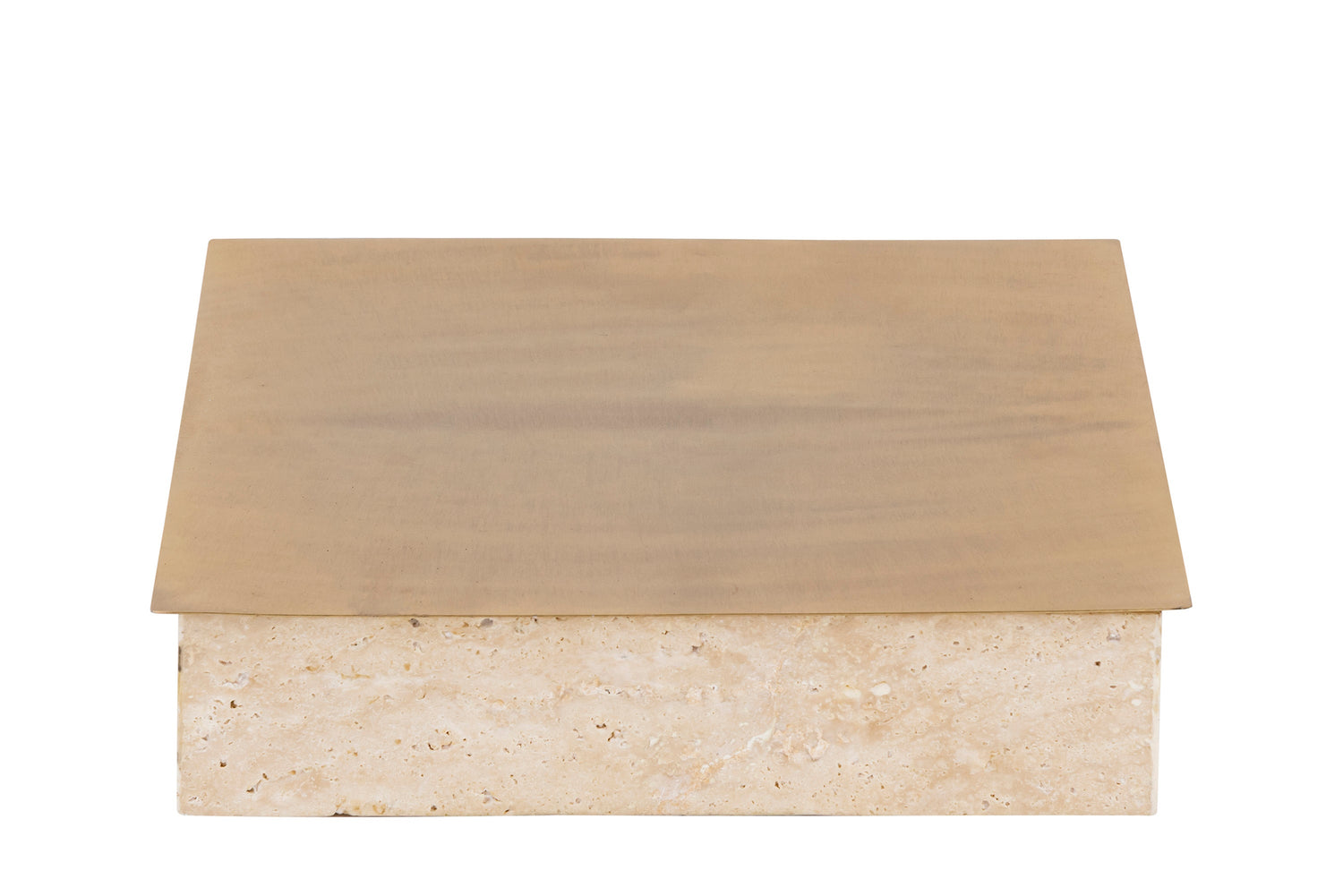 Asas SQ Metal dish with marble base