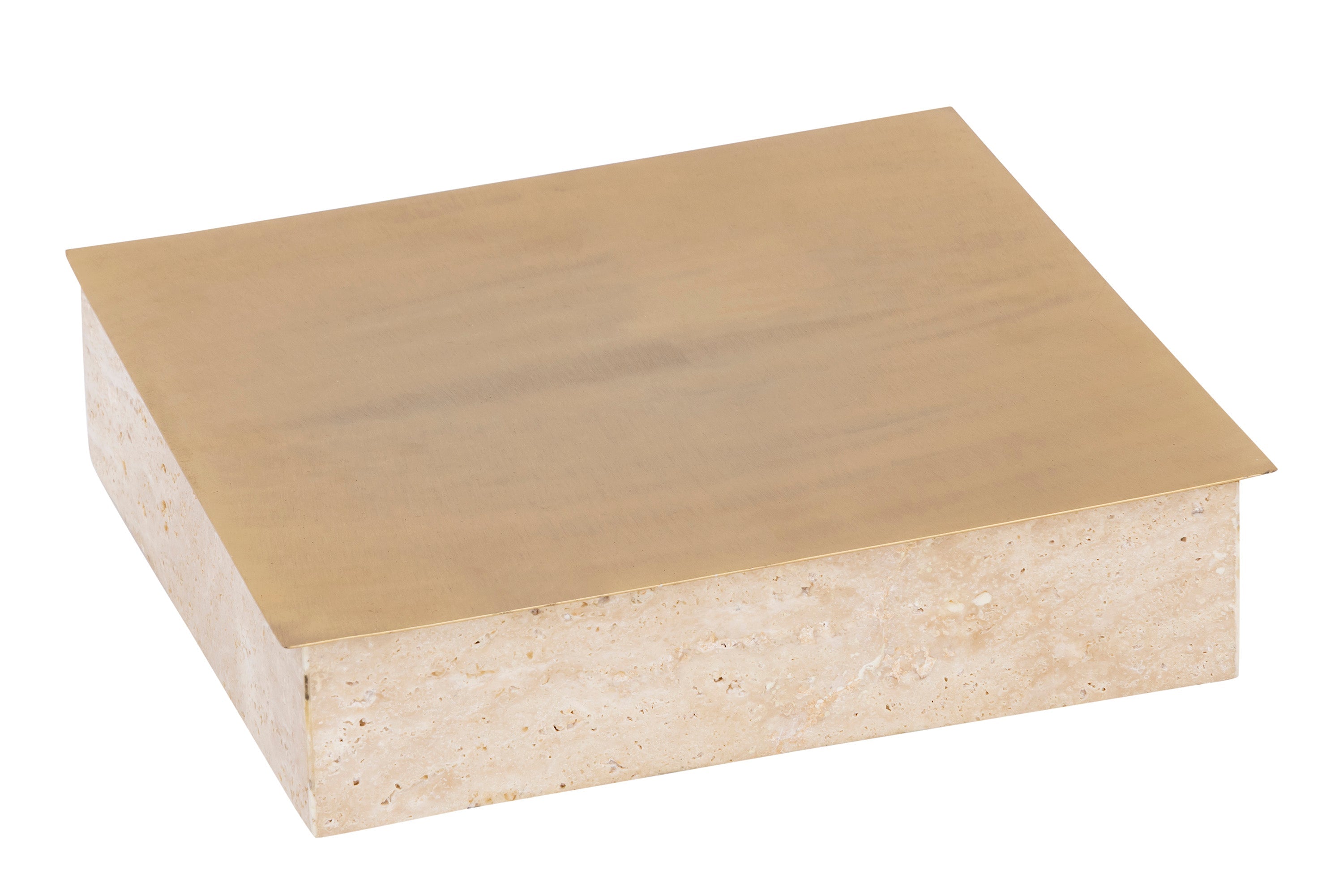 Asas SQ Metal dish with marble base