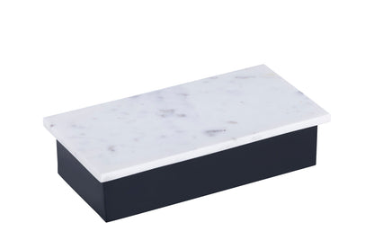 Sakina Marble dish with metal plate