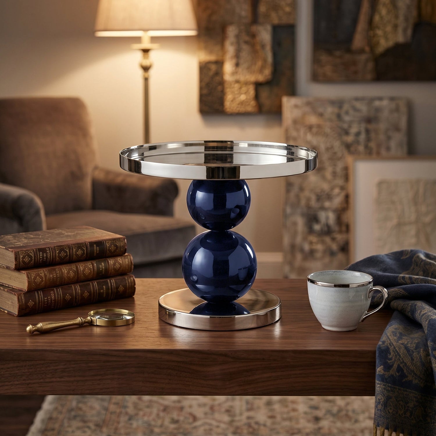 Large pillar candle holder