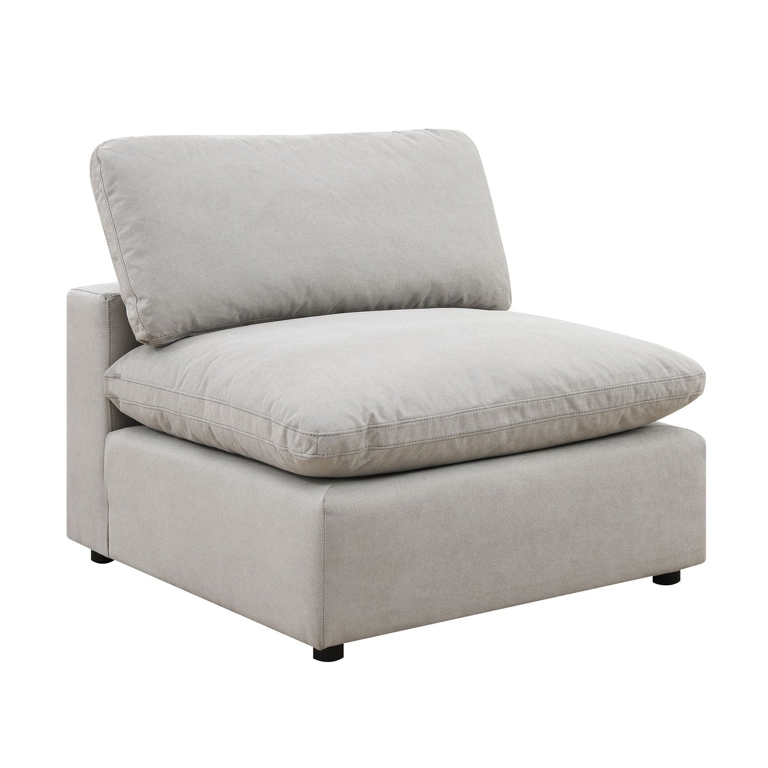 Cloud 9  Light Grey Sectional with Hardy Occasional(Coffe Table1/End Table1)