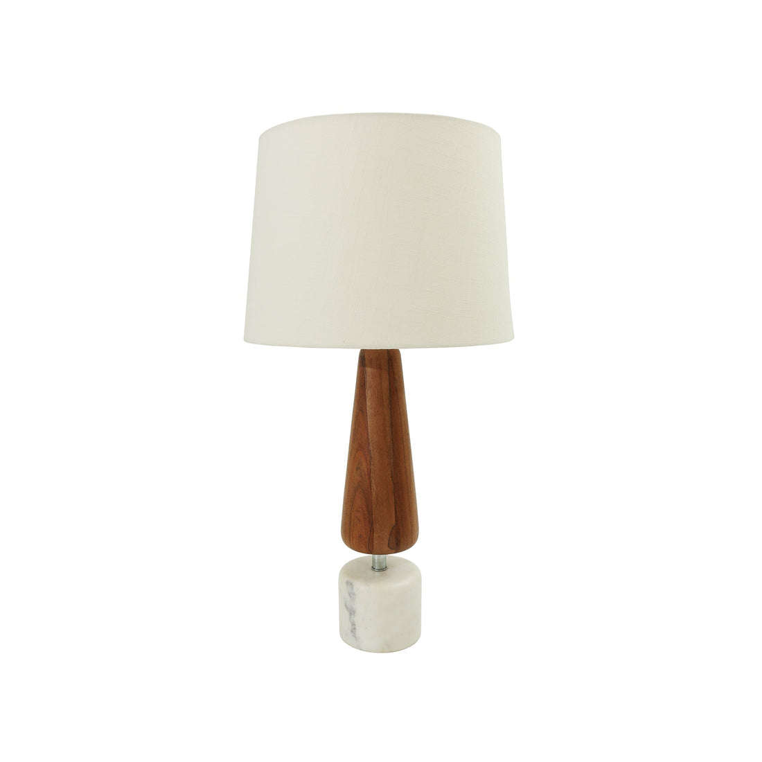 Wood / Marble Lamp W/Shade 1001TLN
