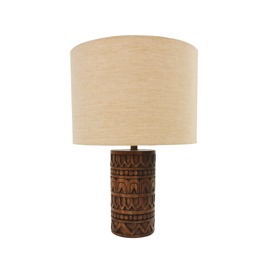 Wooden Lamp W/Shade 1004TLN