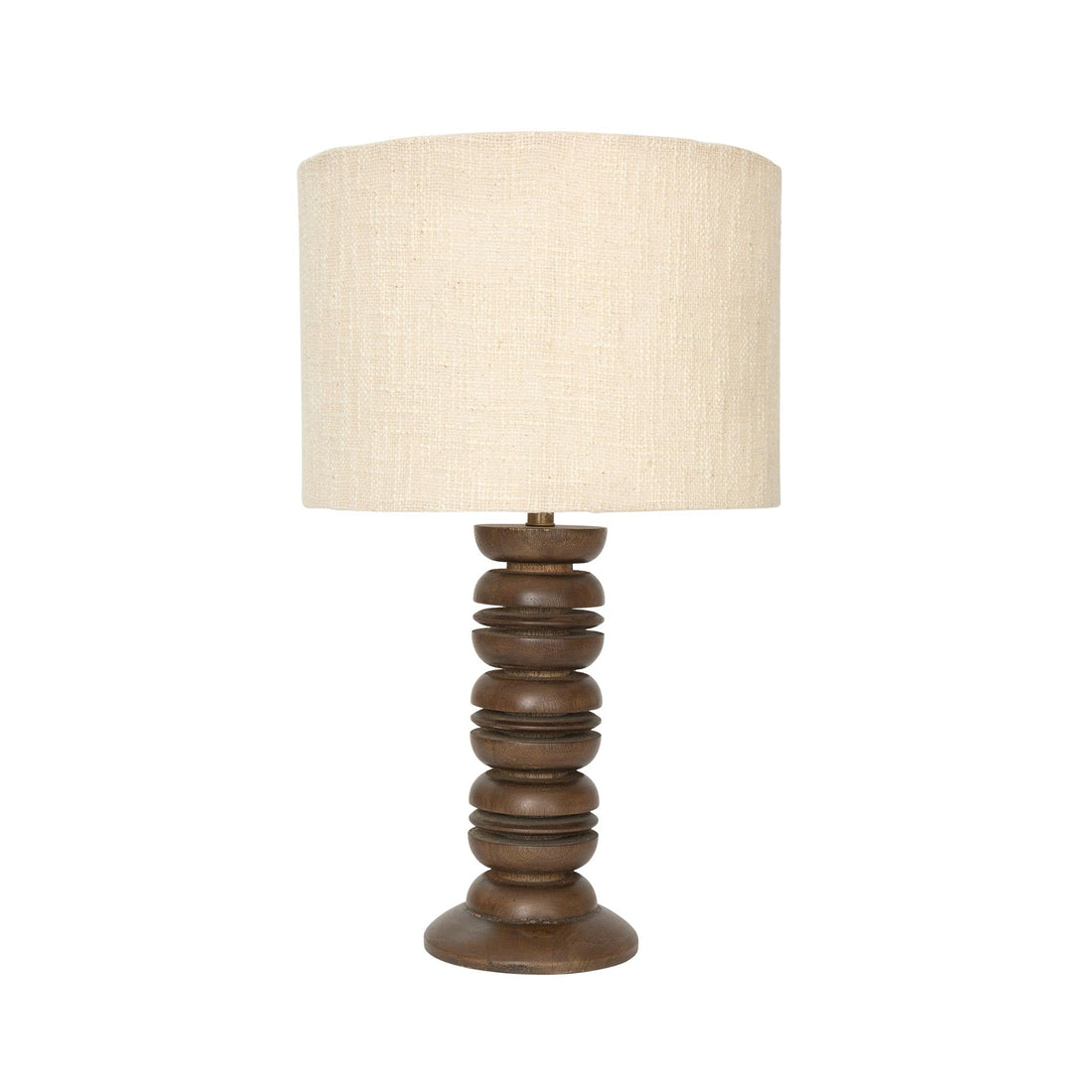Wooden Lamp W/Shade 1004WLN
