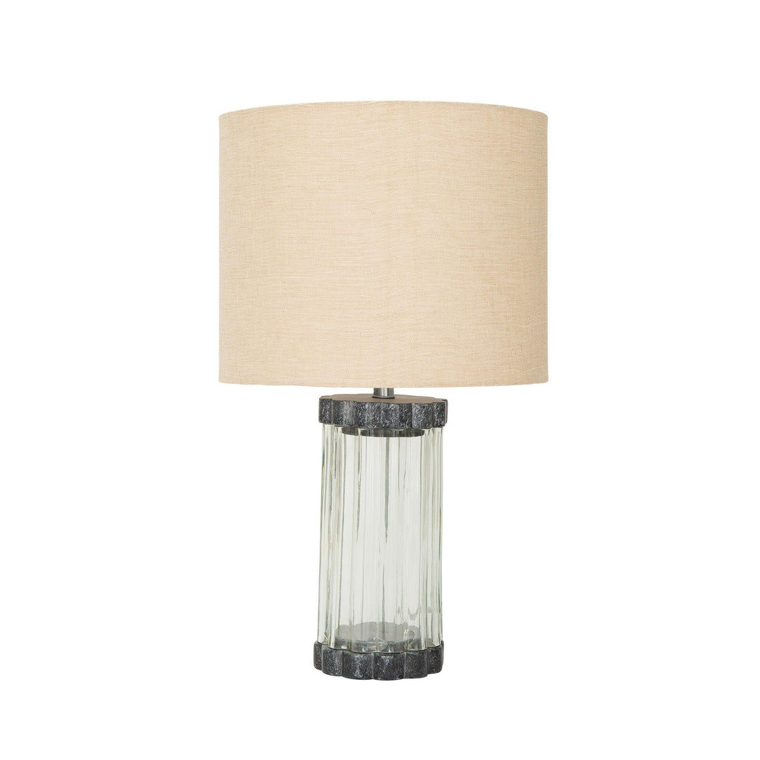 Glass/Marble Lamp W/Shade