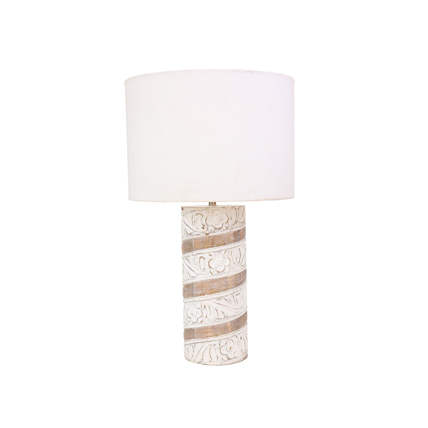 Wooden Lamp W/Shade 1012SLM