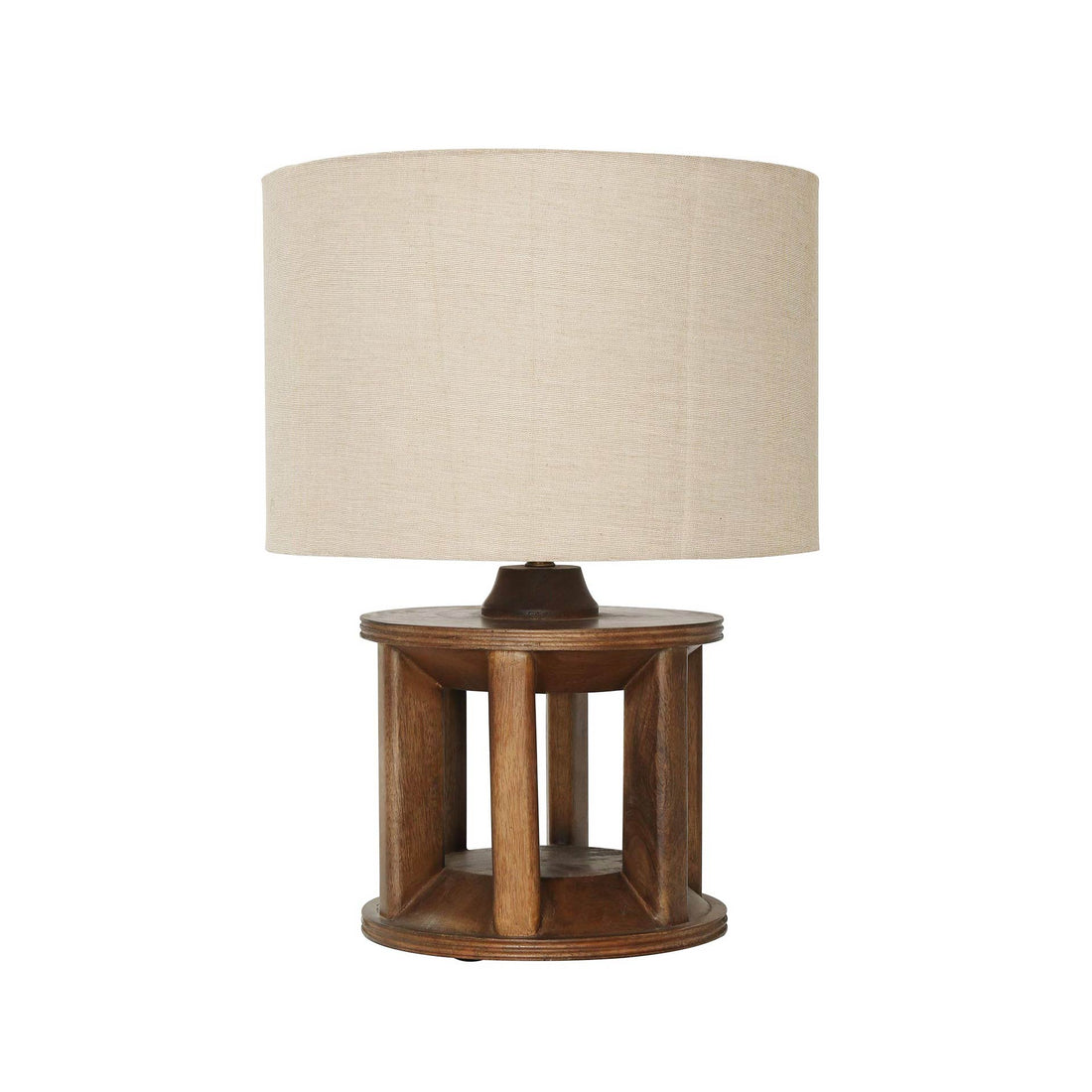 Wooden Lamp W/Shade 1016VLN