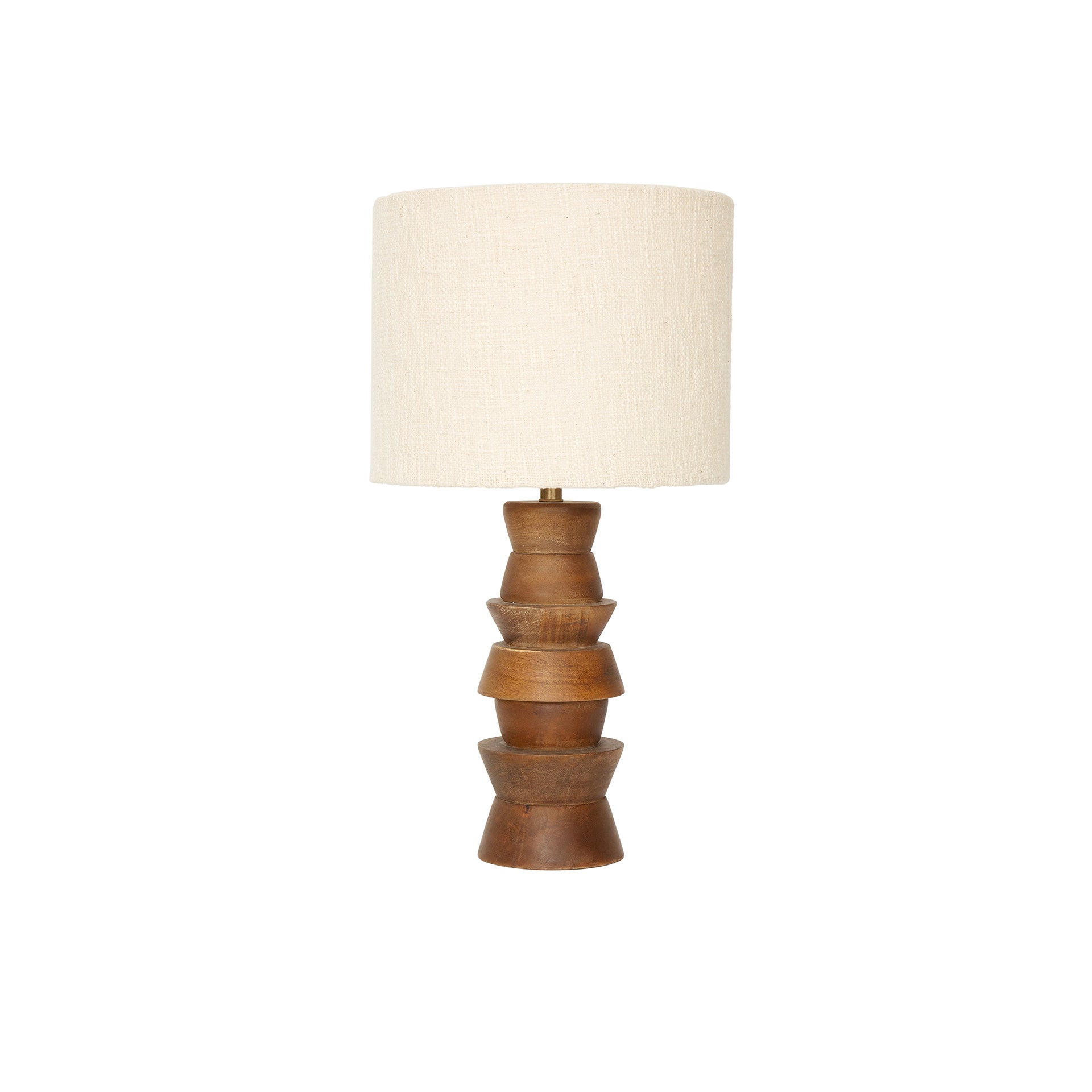 Wooden Lamp W/Shade 1023VLN