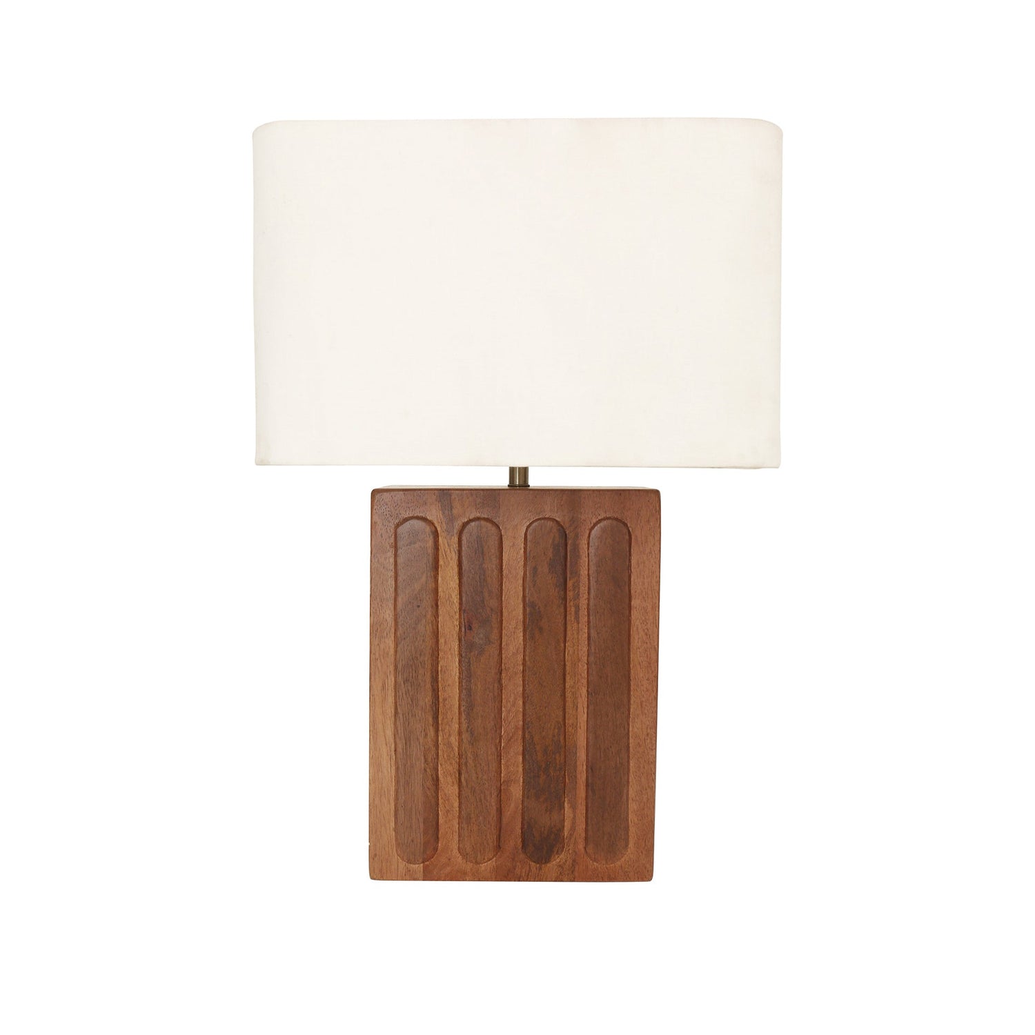 Wooden Lamp W/Shade 1034WLN