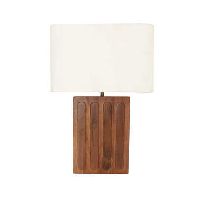 Wooden Lamp W/Shade 1034WLN