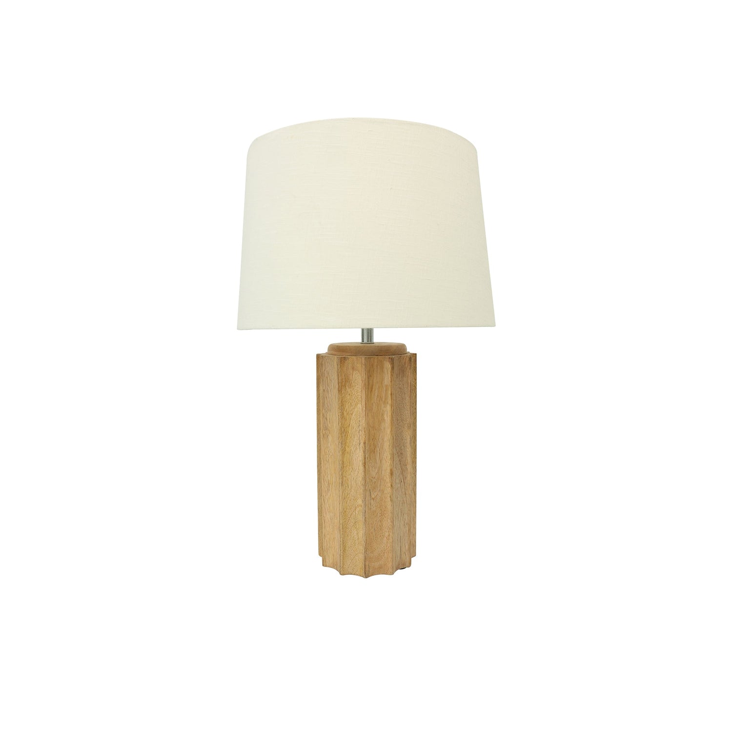 Wooden Lamp W/Shade 1037TLN