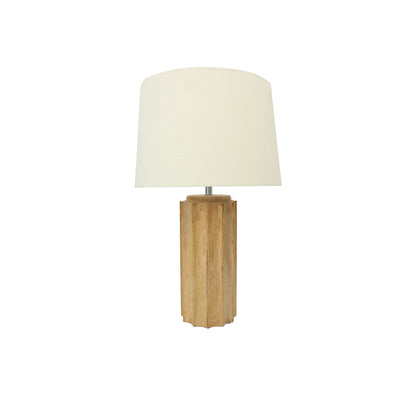 Wooden Lamp W/Shade 1037TLN
