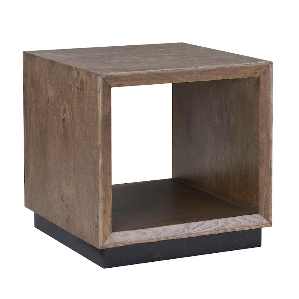 Oak Wood Side TABLE (6650905460832)