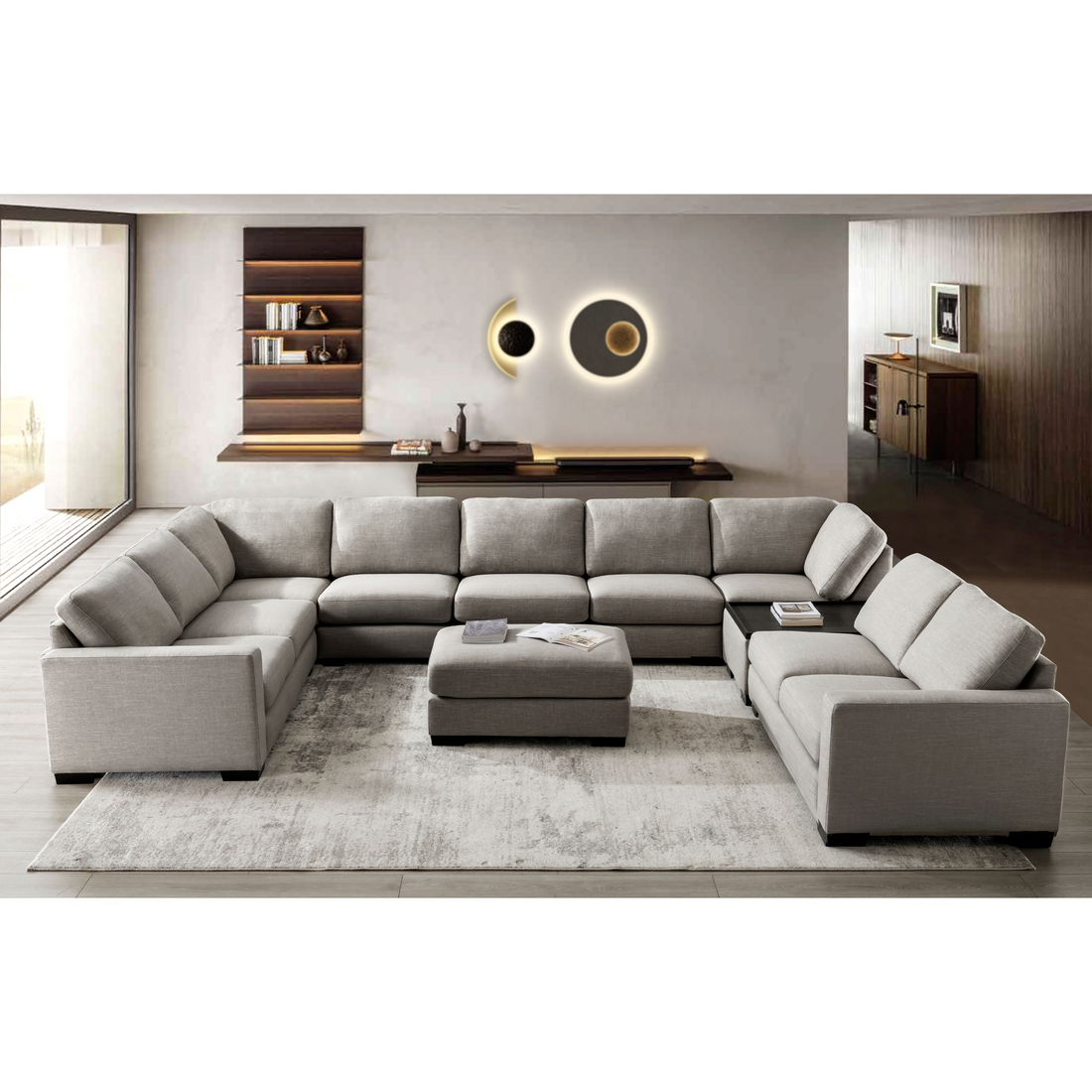 Scott Oat Double-End Layout Sectional Set