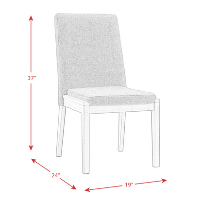 Cross Round Dining Side Chair (6629945180256)