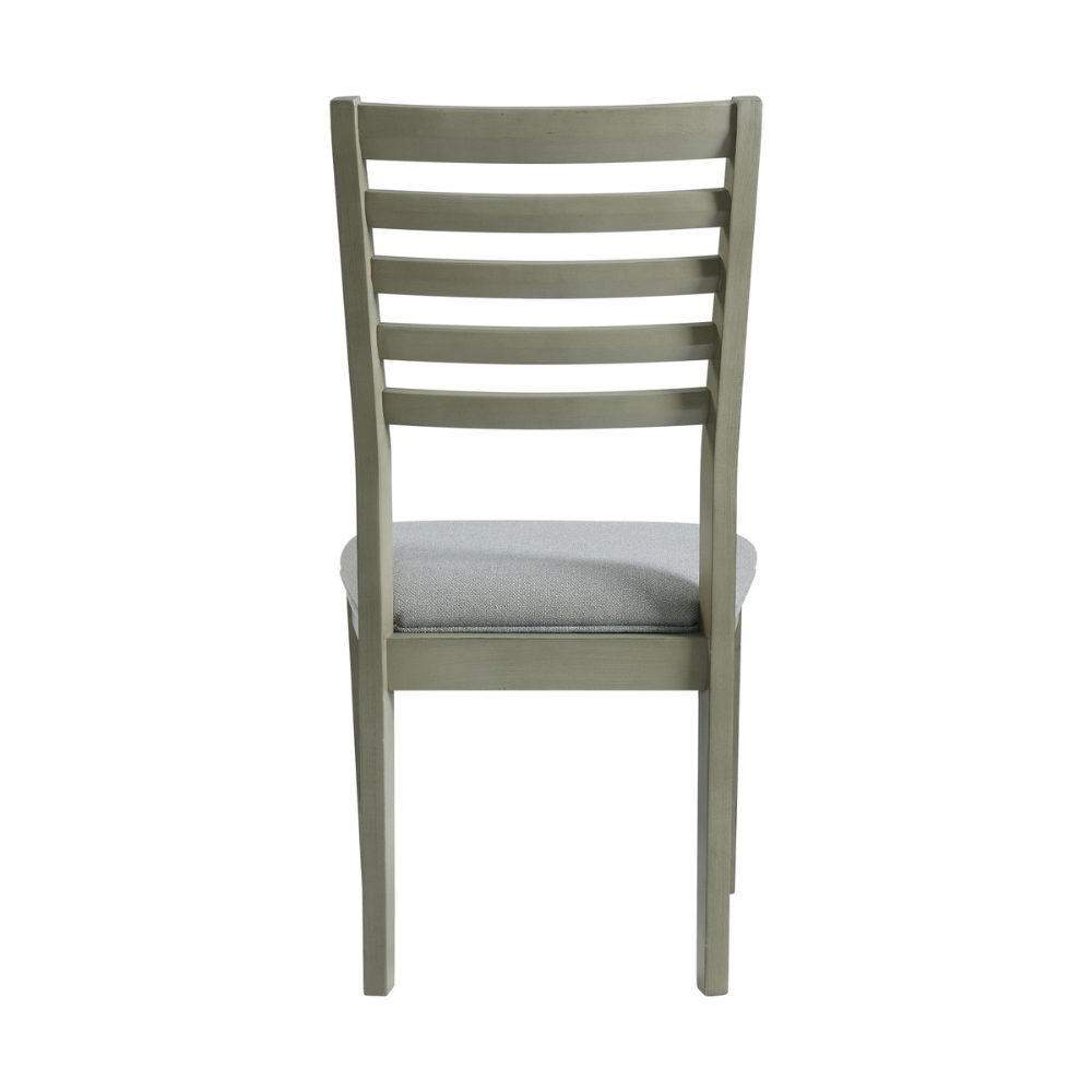 Nashville Grey Dining Table Ladder Back Side Chair (8785021206849)