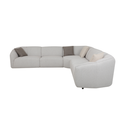 Dario Silver Grey Sectional