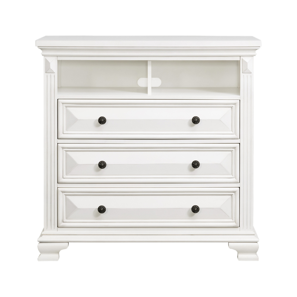 Calloway Media Chest White Color (6629944426592)