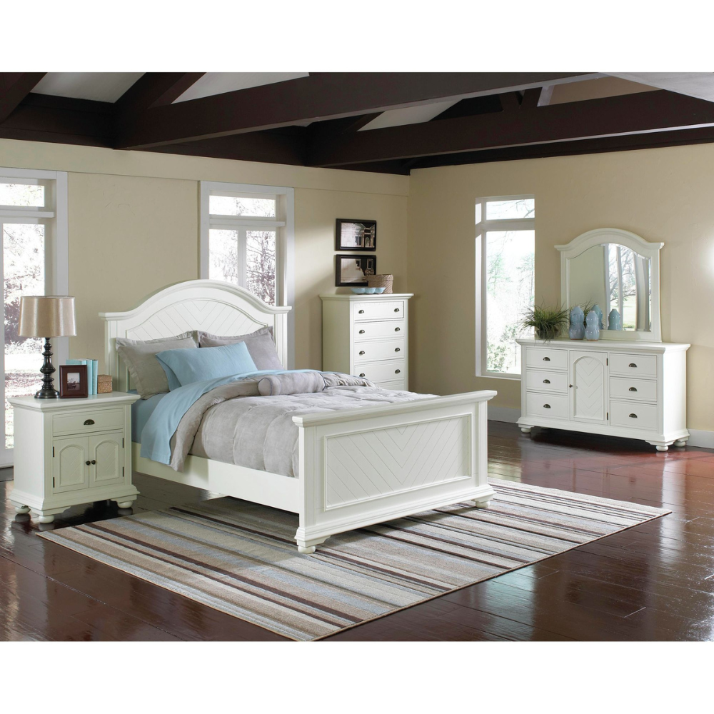 Brook White King Bedroom Set