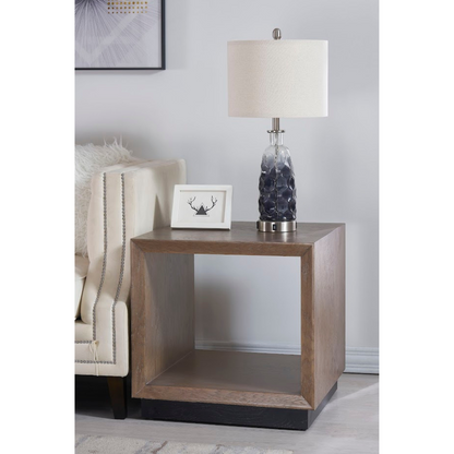 Oak Wood Side TABLE (6650905460832)