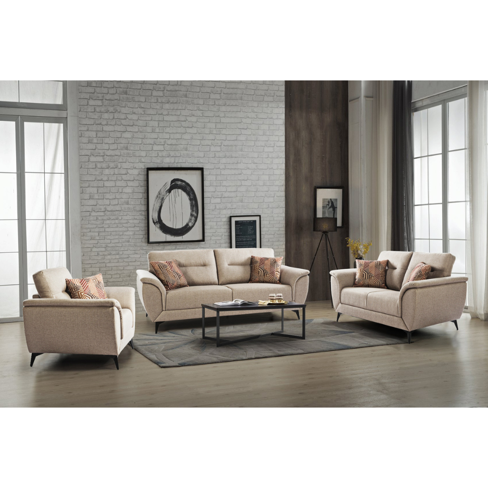 Monterey Magnificent Beige Loveseat (6645526462560)