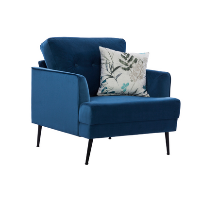 Brisbane Bold Blue Sofa Set (6645527609440)