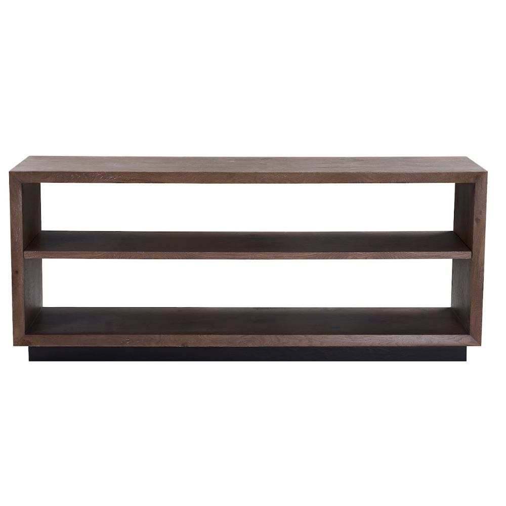 Oak Wood Console TABLE (6650905428064)