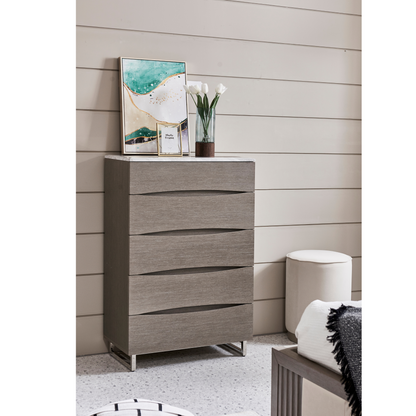 Ebony Dark Gray King Set