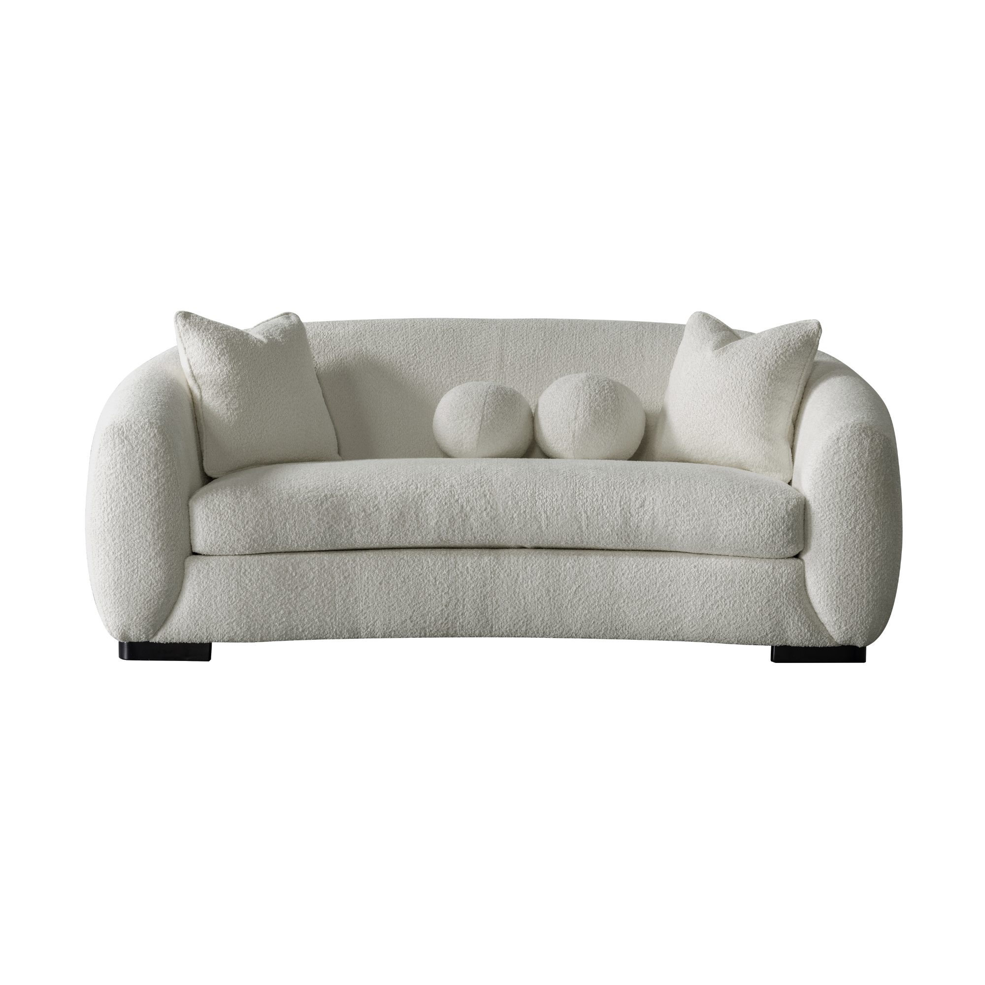 Boucle sakura loveseat