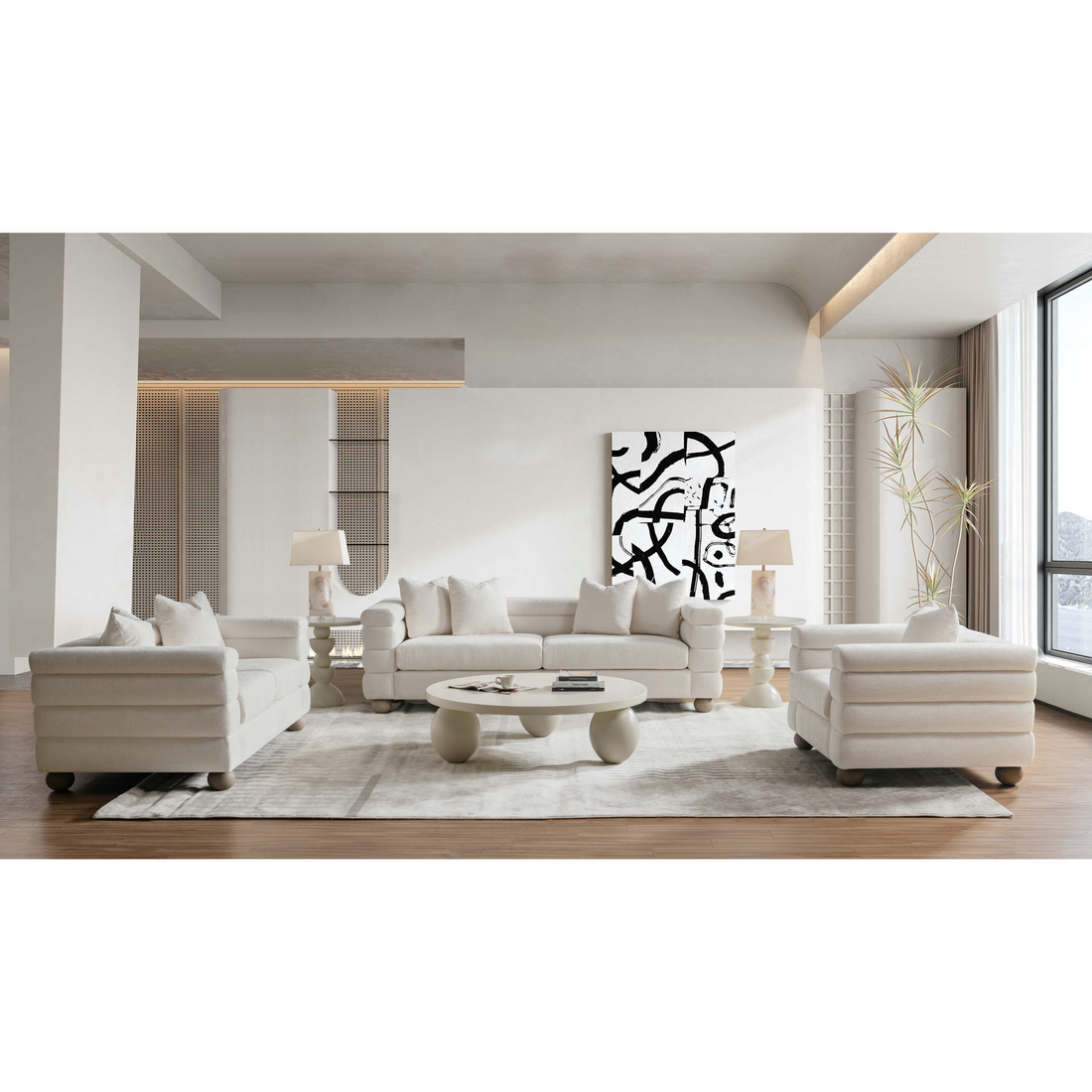 أريكة كريمية من Urban Retreat W233
