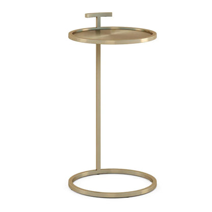 Black 14" Maisie Accent Table Round