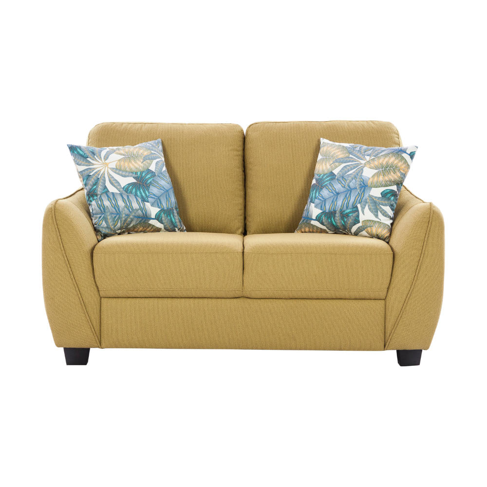 Virginia Venust Yellow Loveseat (6645526724704)