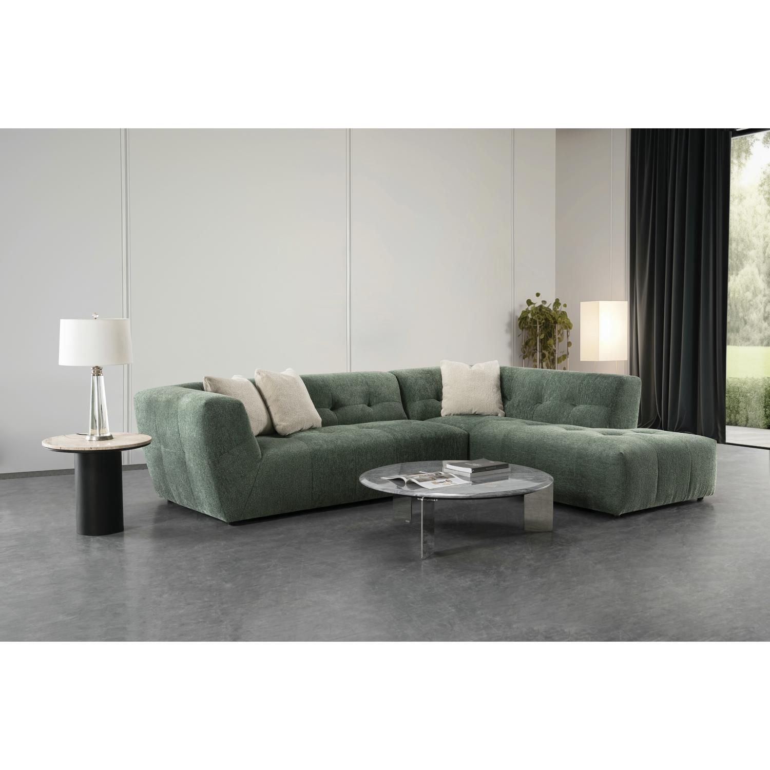 Leo Green Sectional W286