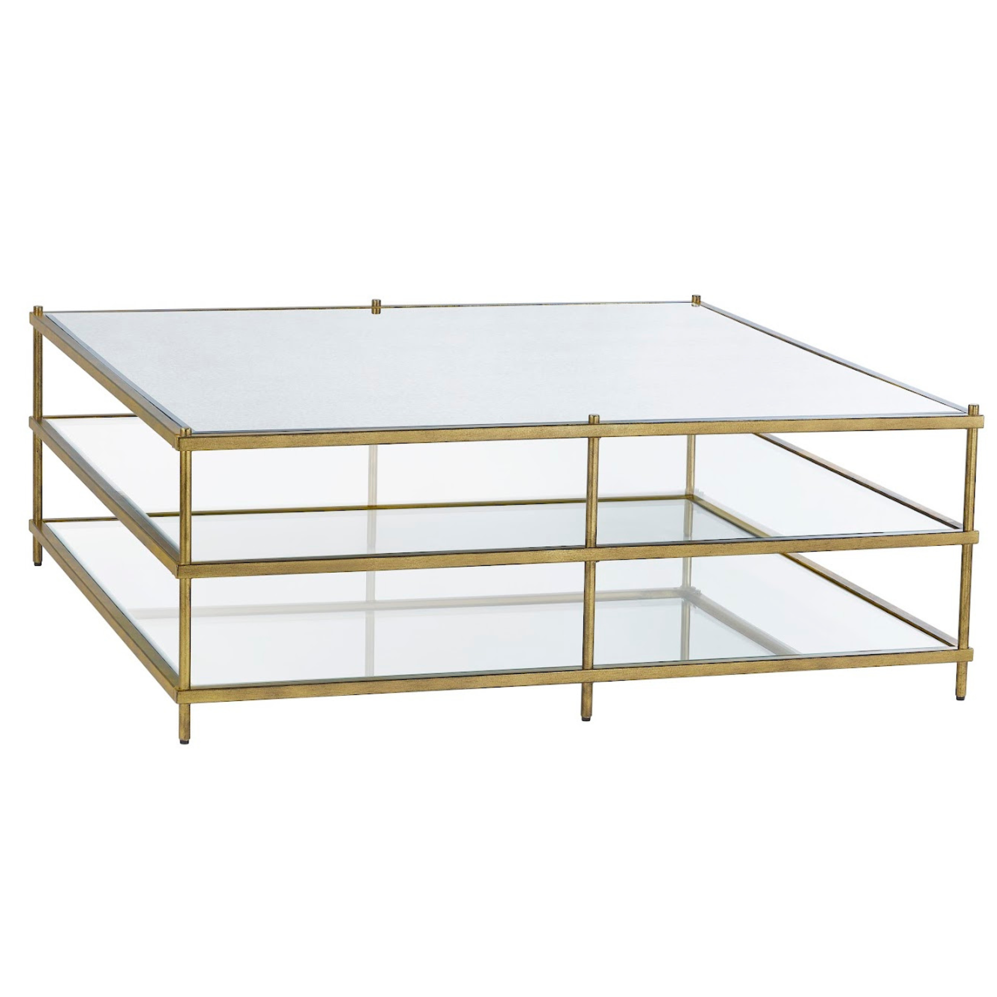 Gold Foil finish Coffee TABLE (8785185931585)