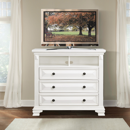 Calloway Media Chest White Color (6629944426592)