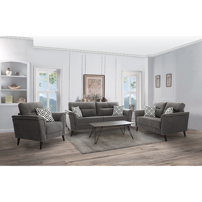 Concord Comfort Grey Sofa Set (6645527183456)