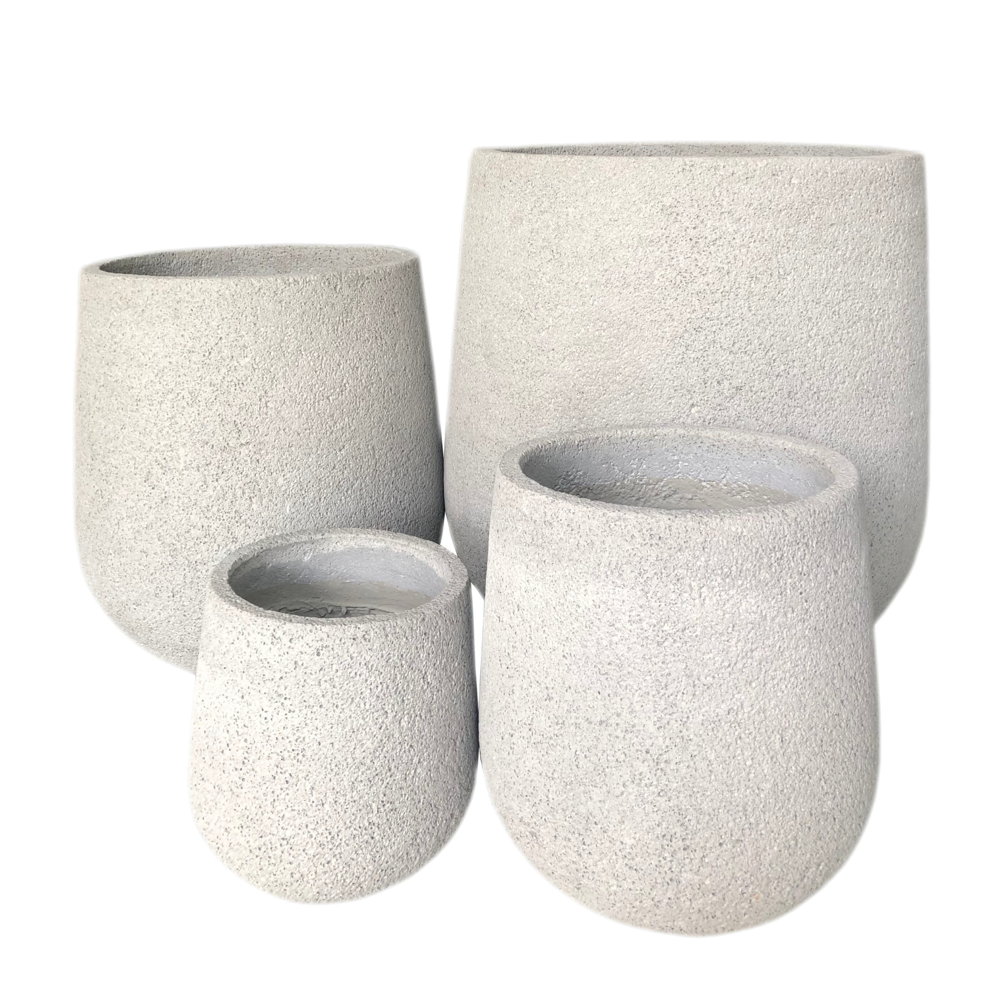 Grey Foam Indoor/Outdoor Plant Pot By Roots65W*65D*70H. (8785191076161)