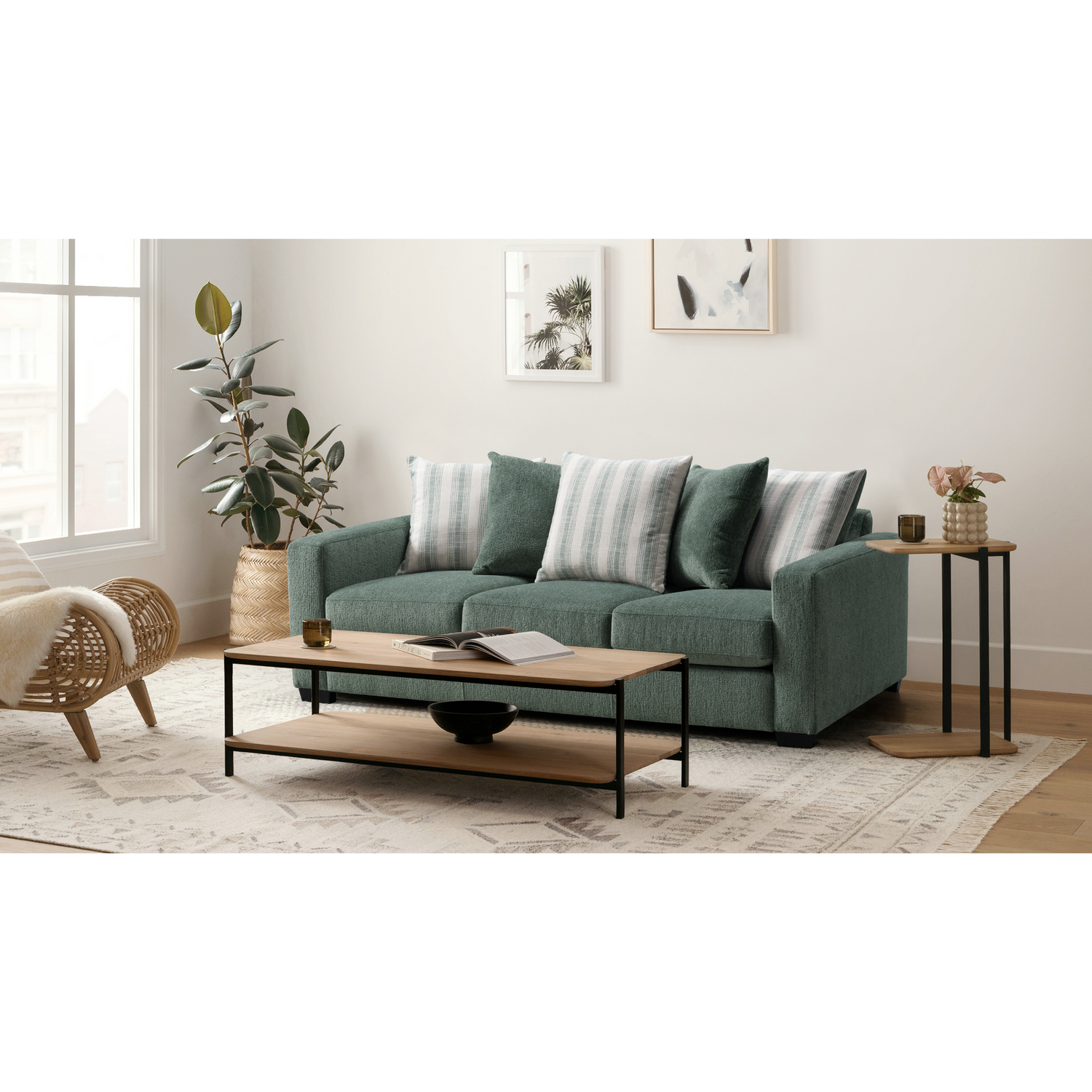 Adrian Green Sofa W214