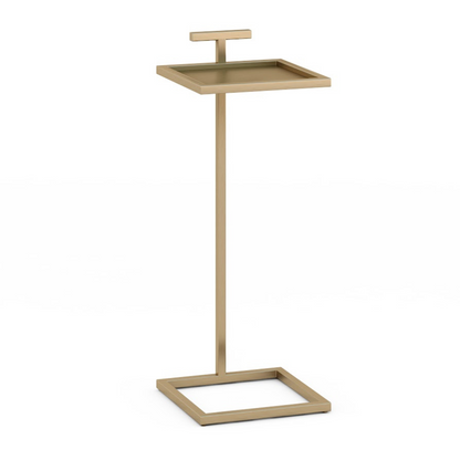 Brass 10&quot; Maisie Accent Table Square (6633188393056)