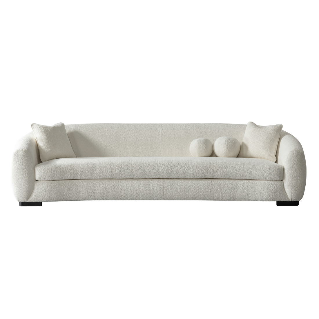 Boucle 4 seater sofa