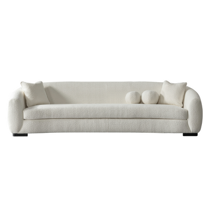 Boucle 4 seater sofa