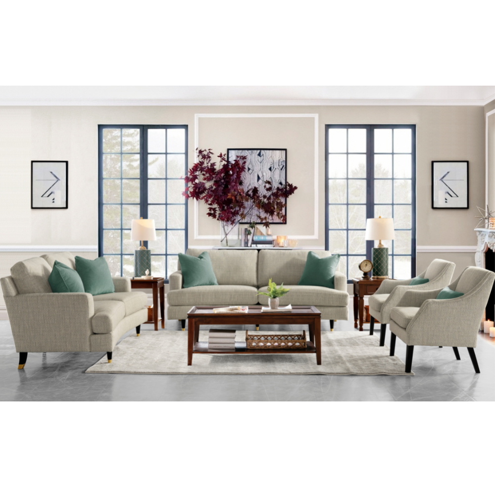 Elif Beige Living Room Set