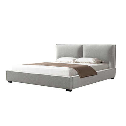 Plush Palace Grey King Bed (King/Queen)