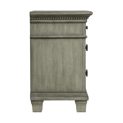 Crawford Grey Nightstand