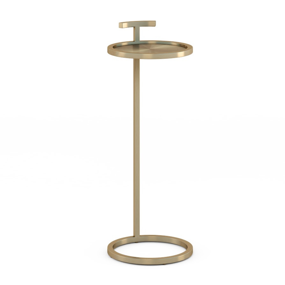 Brass 10&quot; Maisie Accent Table Round (6633183412320)