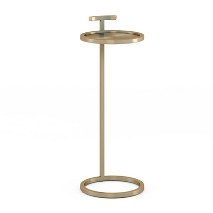 Brass 10&quot; Maisie Accent Table Round (6633183412320)