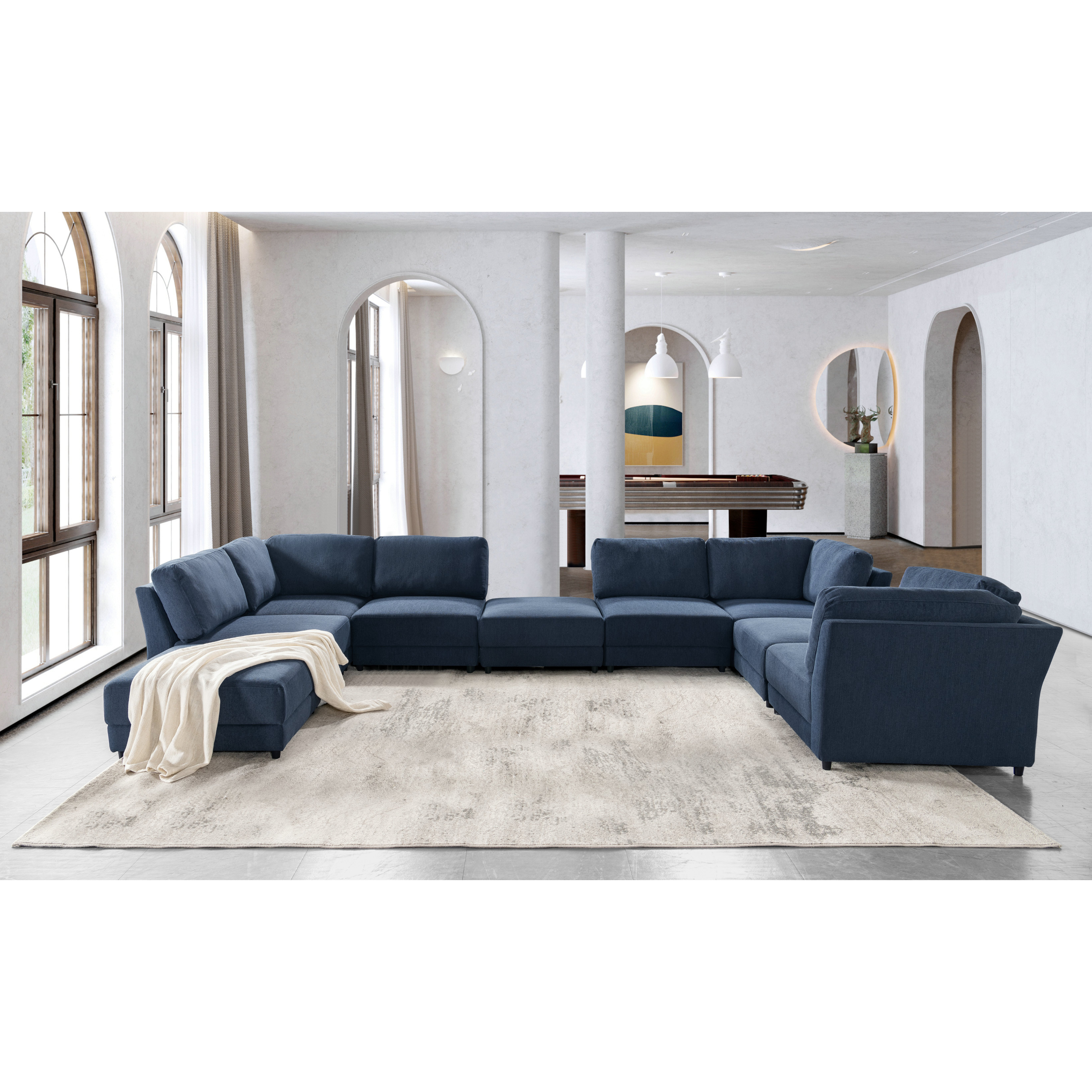 Isabella Blue Sectional