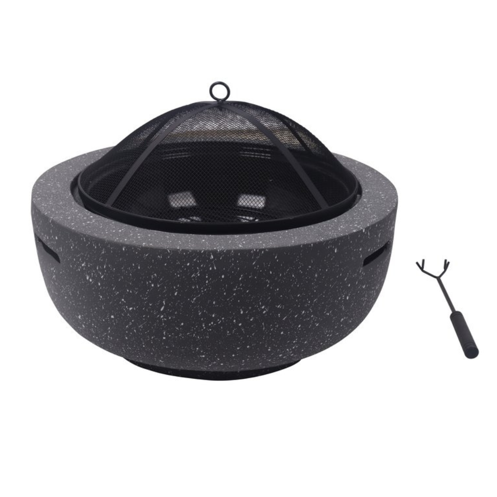 Round Firepit Dark Gray - F6017-DG (8785189372225)