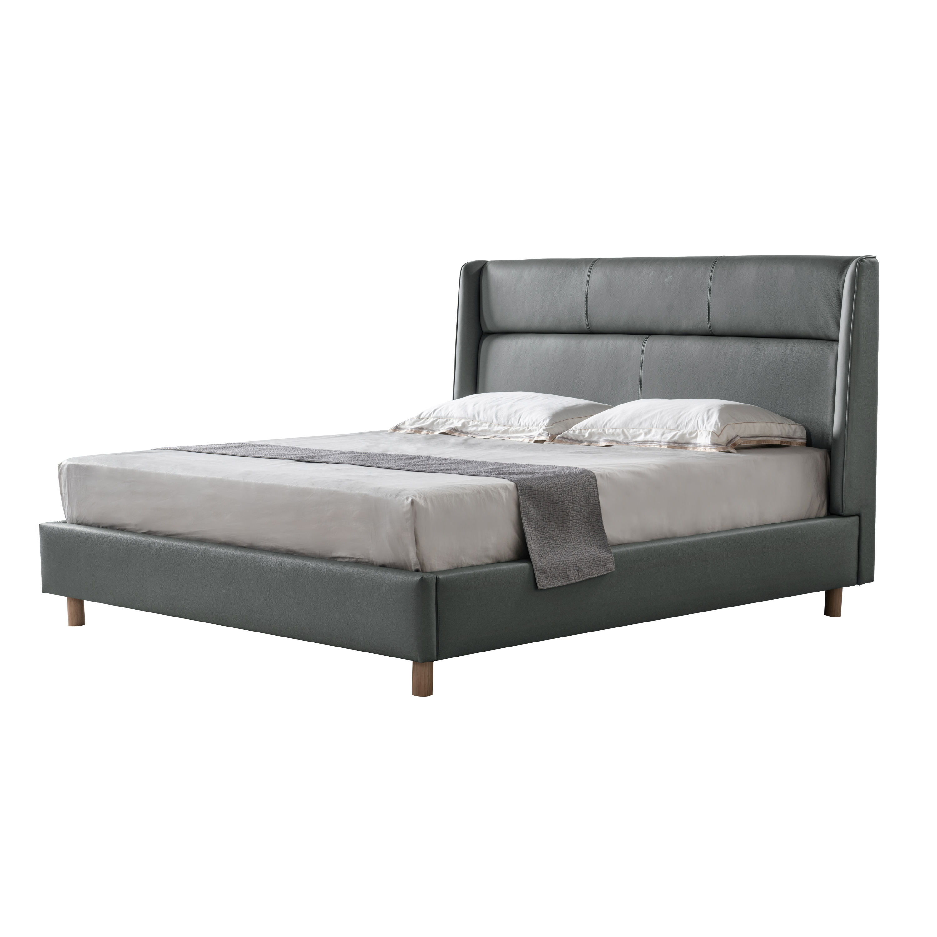 Starlit Sleeper Grey King Bed x W196cm