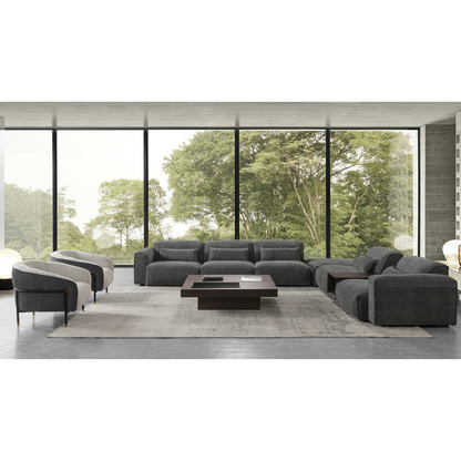 AlDana black armless seater